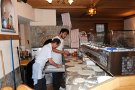 Il forno a legna per la pizza